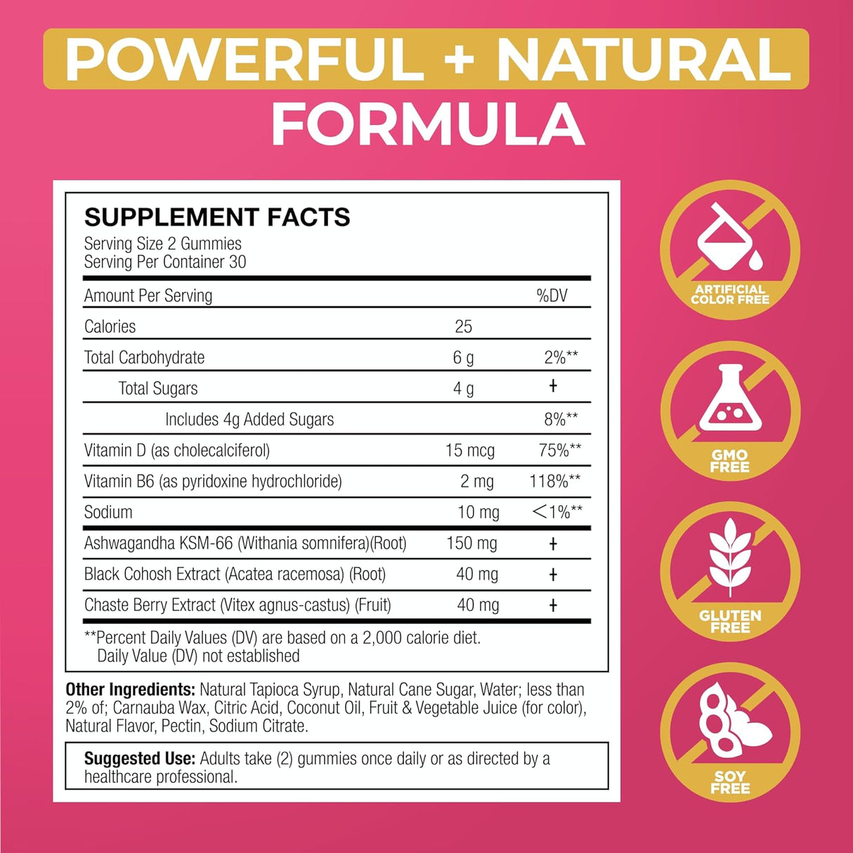Lubracil Gominolas para Menopausia, Balance Hormonal, 60 pcs