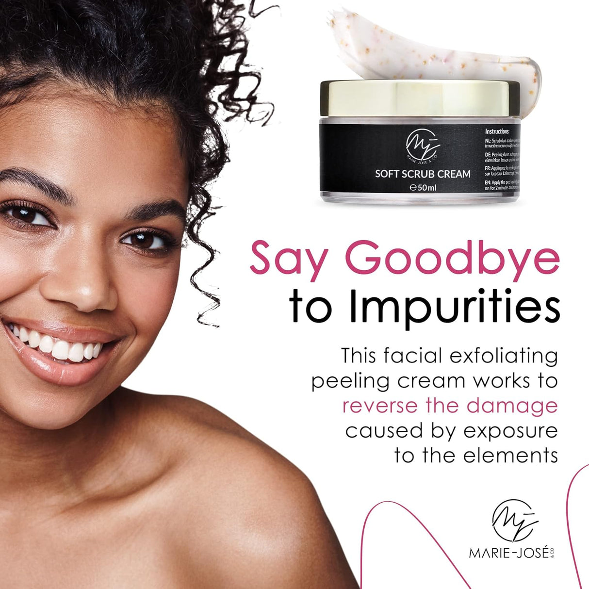 Perfección de cejas:exfoliante profesional de cejas