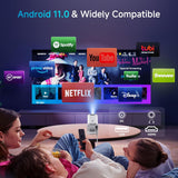 Proyector Mini WiFi Bluetooth, 1080P, Android TV 11.0, 150