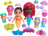 Muñeca Ariel Pop Tails Deluxe 19 Piezas Just Play 7.5 Pulgadas