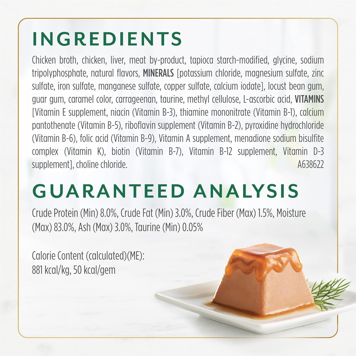 Golosinas Mousse de Pollo Fancy Feast con Salsa - Pack de 8