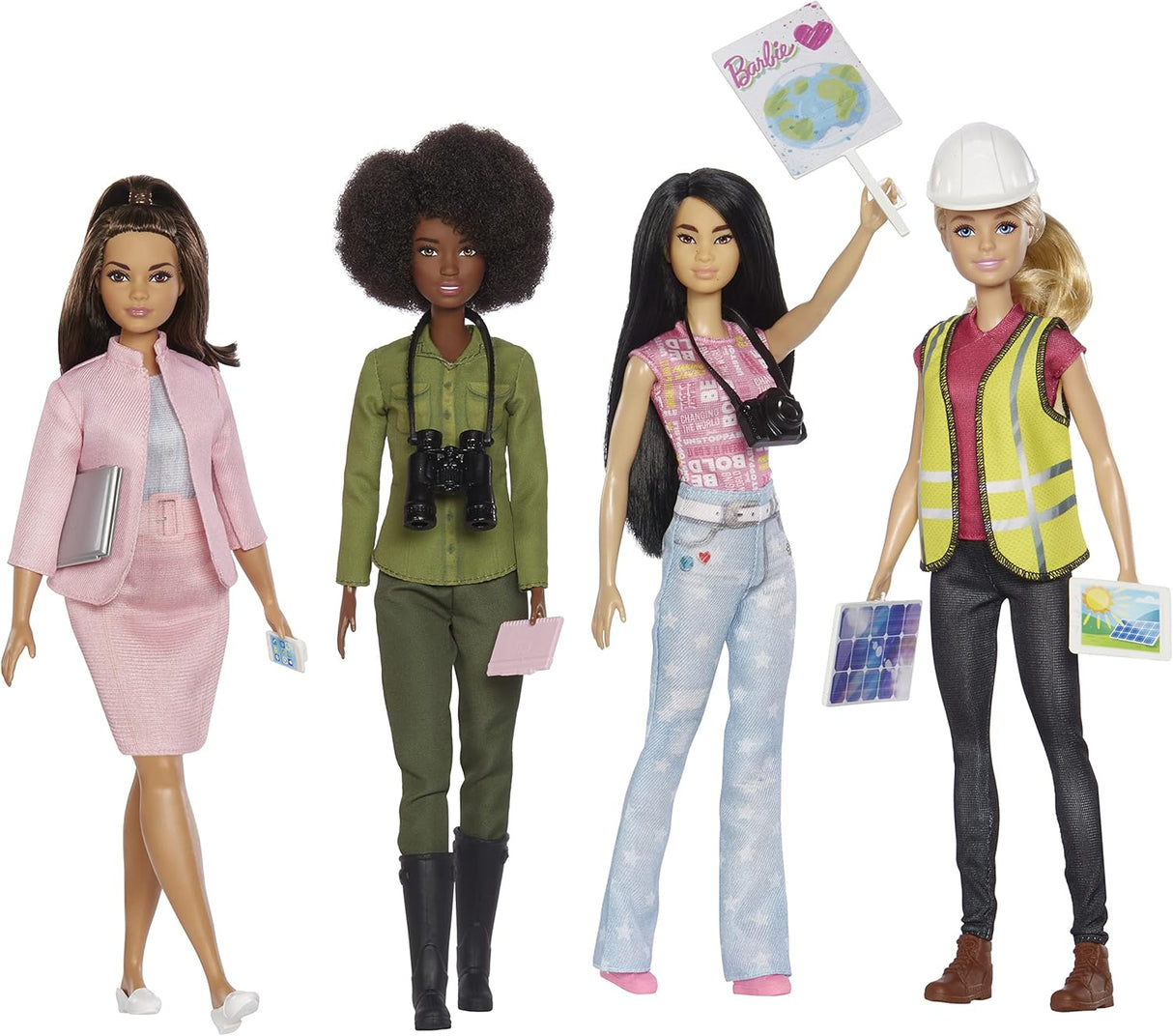 Conjunto de Muñecas Barbie Eco-Liderazgo, Plástico Reciclado