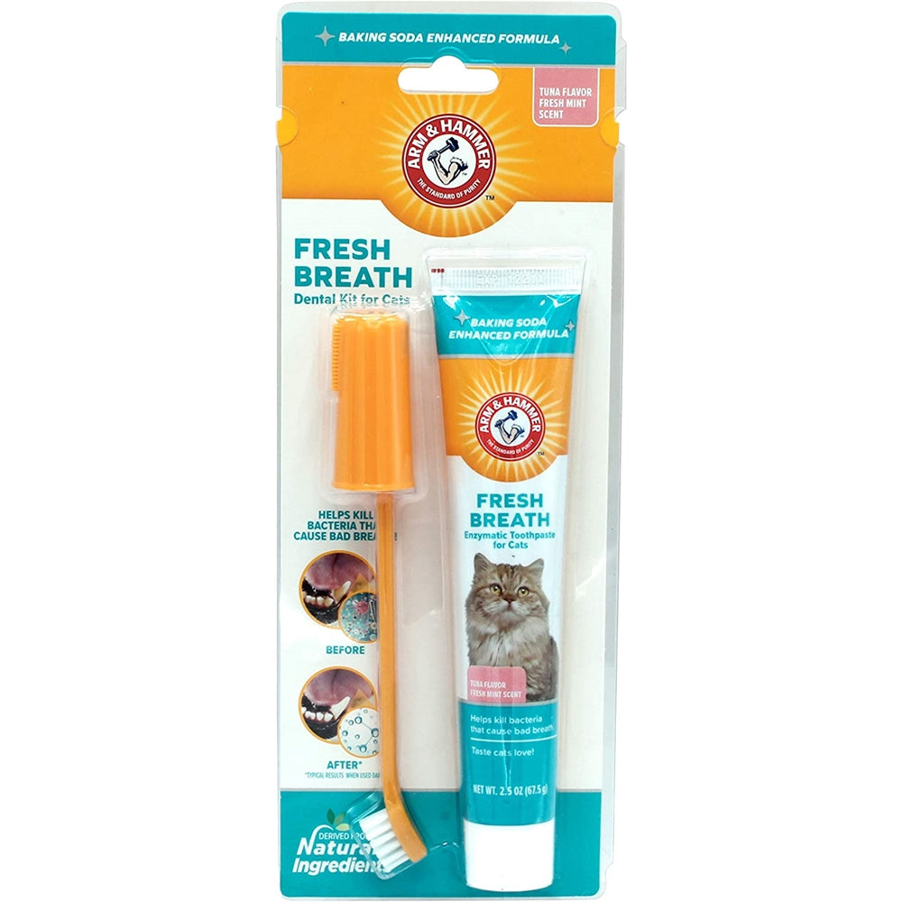Kit dental para mascotas para gatos Elimina el mal aliento