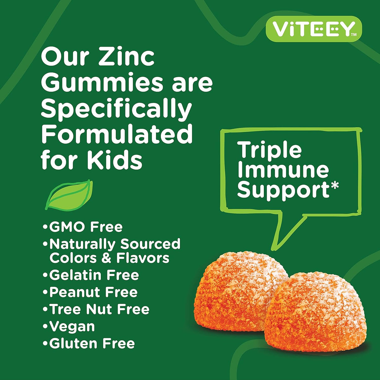 Suplemento 120 und Gomitas de zinc de 10 mg con vitamina C