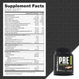 Suplemento NutraBio PRE Entrenamiento V5 de fresa y limón