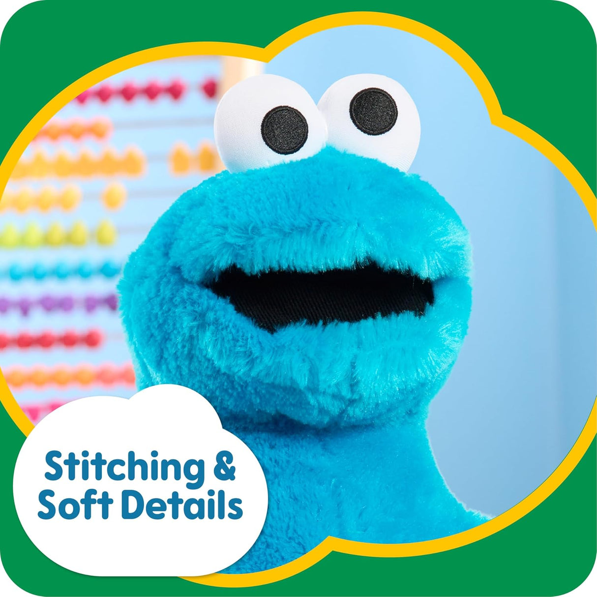 Muñeco de peluche Cookie Monster, Sesame Street, 18 pulgadas