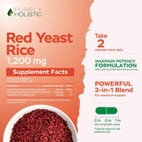 Suplemento Arroz de levadura roja   con CoQ10 y Niacina 120u