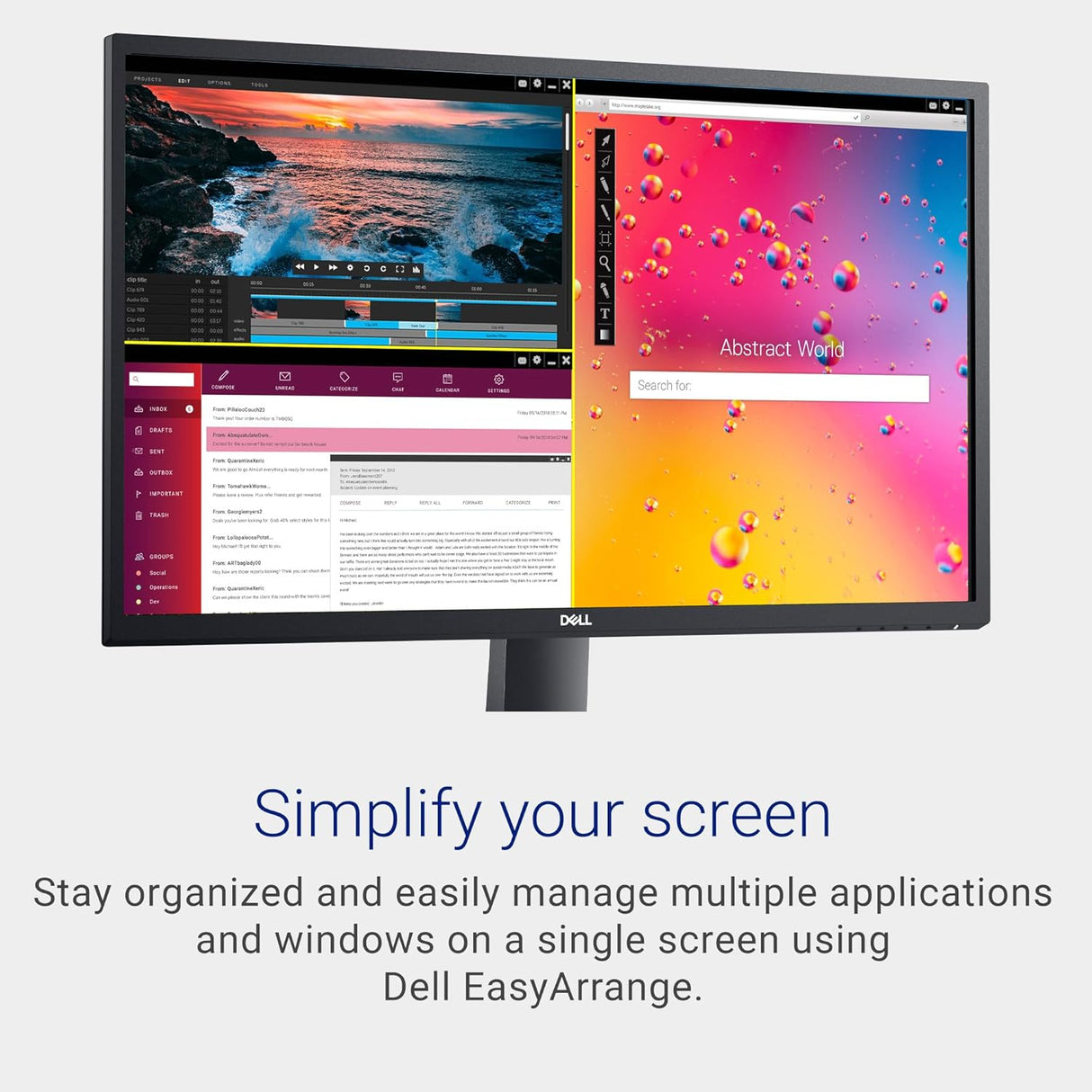 Monitor Dell SE2722HX 27 FHD 75Hz Anti-reflejo TUV-Certificado