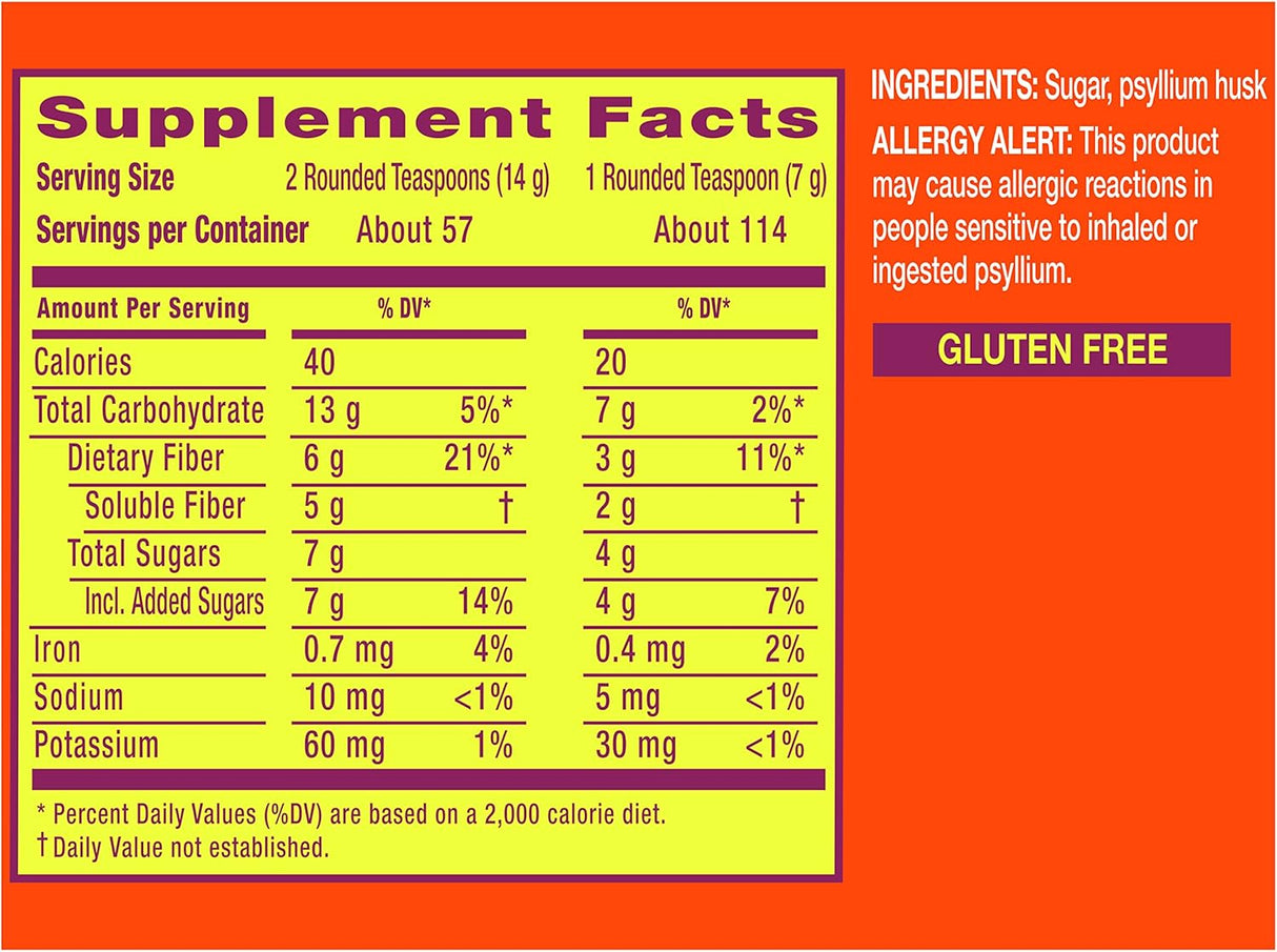 suplemento de fibra en polvo de cáscara de psyllium natural