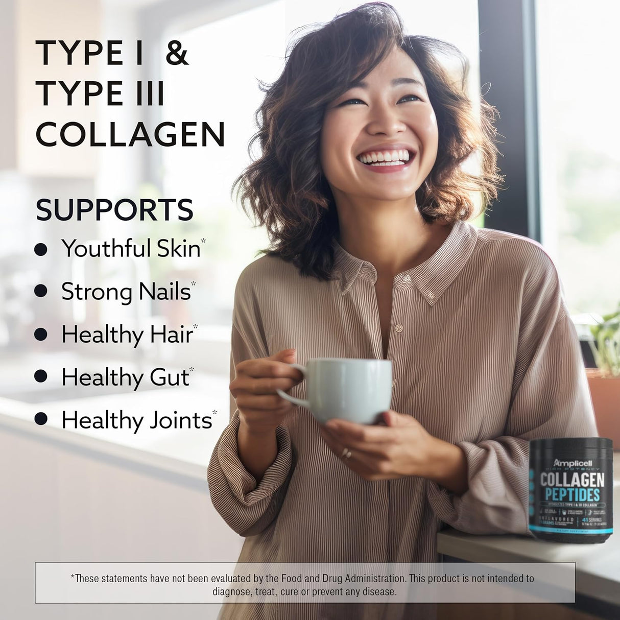 Multi Collagen Peptides - Hidrolizado, Sin Sabor, 41 Porciones