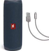 JBL Flip 5 Altavoz Bluetooth + Cable USB Tipo-C 6 ft Bundle