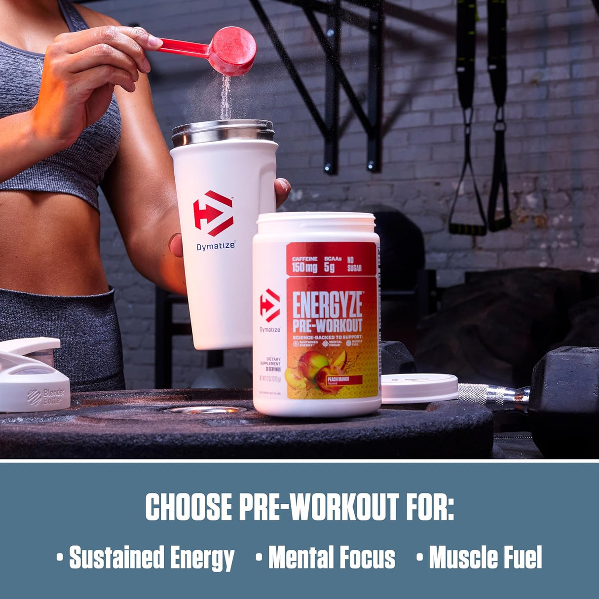 Dymatize Energíaze Pre Entreno BCAA 30s
