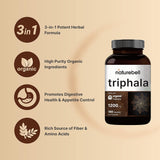 Suplemento Triphala de doble fuerza (hecho con amla orgánico