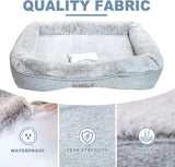 Cama ortopédica para perro JOYELF, espuma memoria, grande, modelo libre