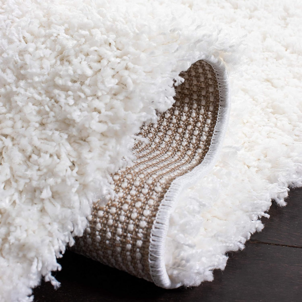 Alfombra Área Shag 3' Cuadrada, Fácil Cuidado, SG151-1010