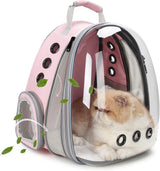 Mochilas para Gatos Aprobado por aerolíneas color rosado