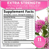 Suplemento para Menopausia con Black Cohosh, Dong Quai, 60 cápsulas
