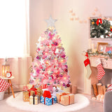 Árbol de Navidad 3FT, árbol artificial preiluminado 36 con 111 adornos
