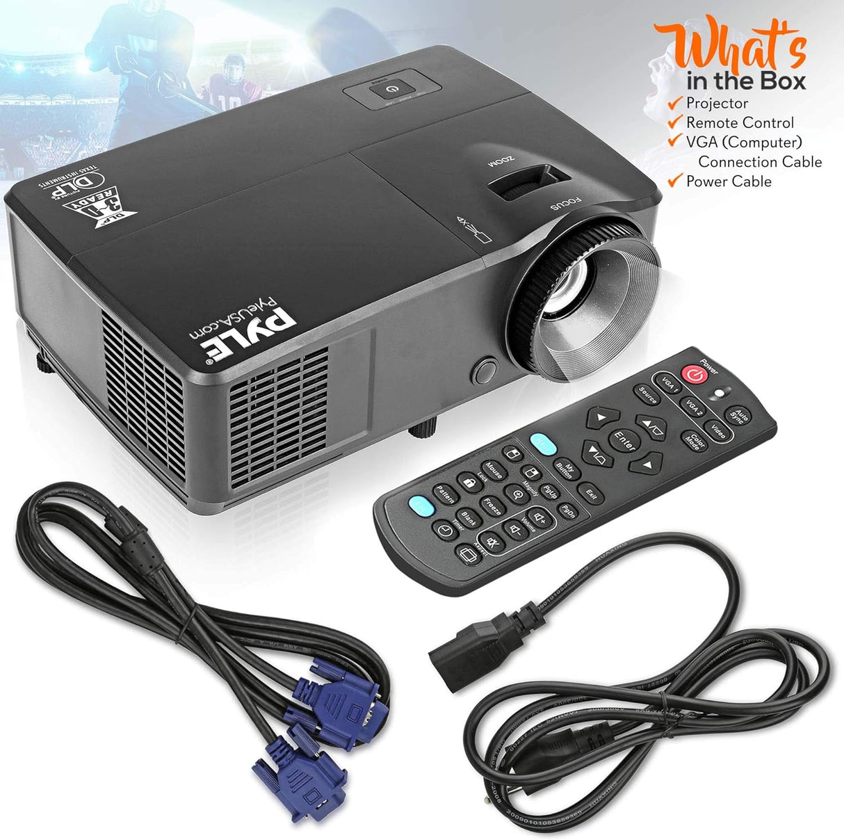 Video Beams  proyector de cine PYLE-HOME Full HD PRJLEDLP205