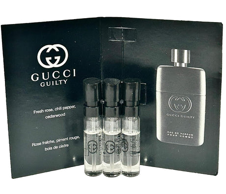 Eau de Parfum Guilty Pour Homme Muestra Mini 1.5 ML - Juego de 3