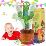 Juguete Cactus Emoin, Plush Sensory Musical, 120 Canciones, Modelo Cactus
