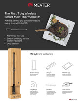 Termómetro de carne MEATER, inalámbrico, Bluetooth y WiFi