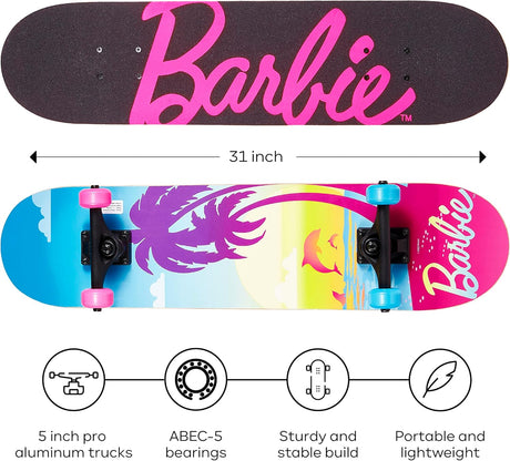 Patineta con Grip Tape Gráfico - Rodillos Suaves, ABEC 5