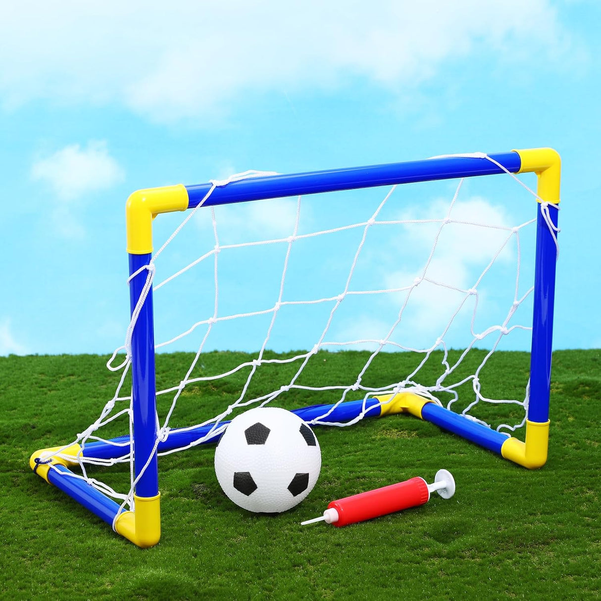 Toyvian Red de fútbol para niños porterías de fútbol