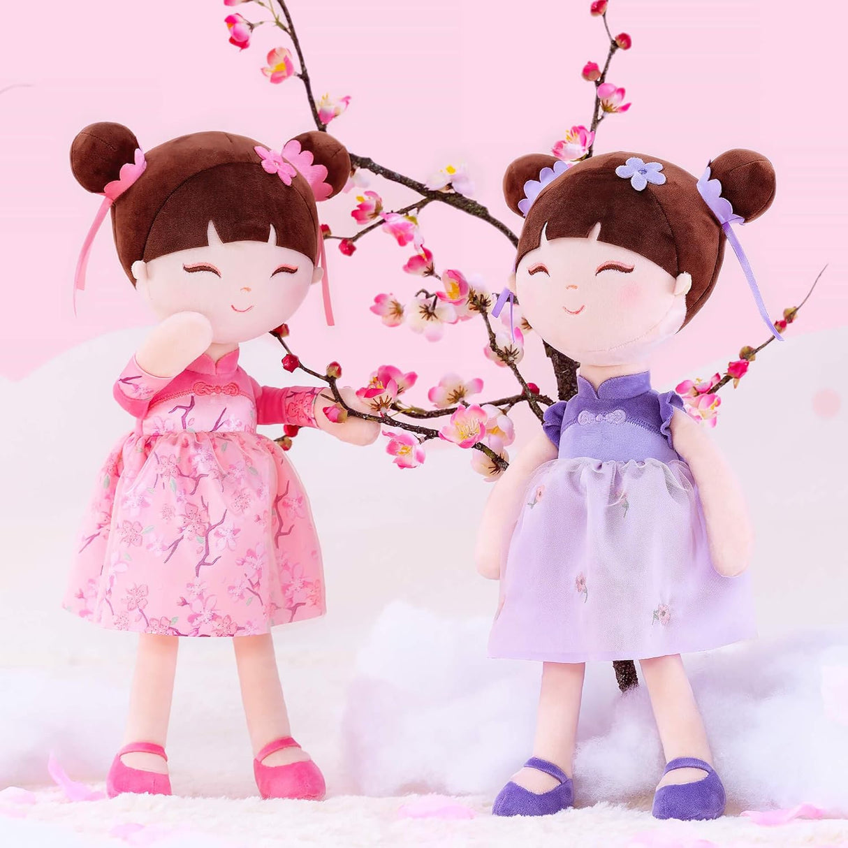 Peluche de Muñeca Oriental de cuento de hadas 14 pulgadas
