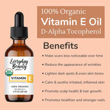 Aceite de Vitamina E Orgánico Puro  Reduce Arrugas y Manchas