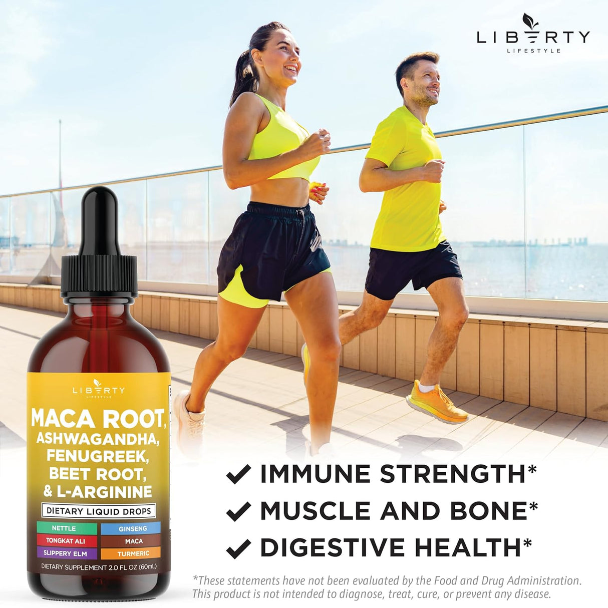 Suplemento líquido de Maca, Ashwagandha y más, 2oz
