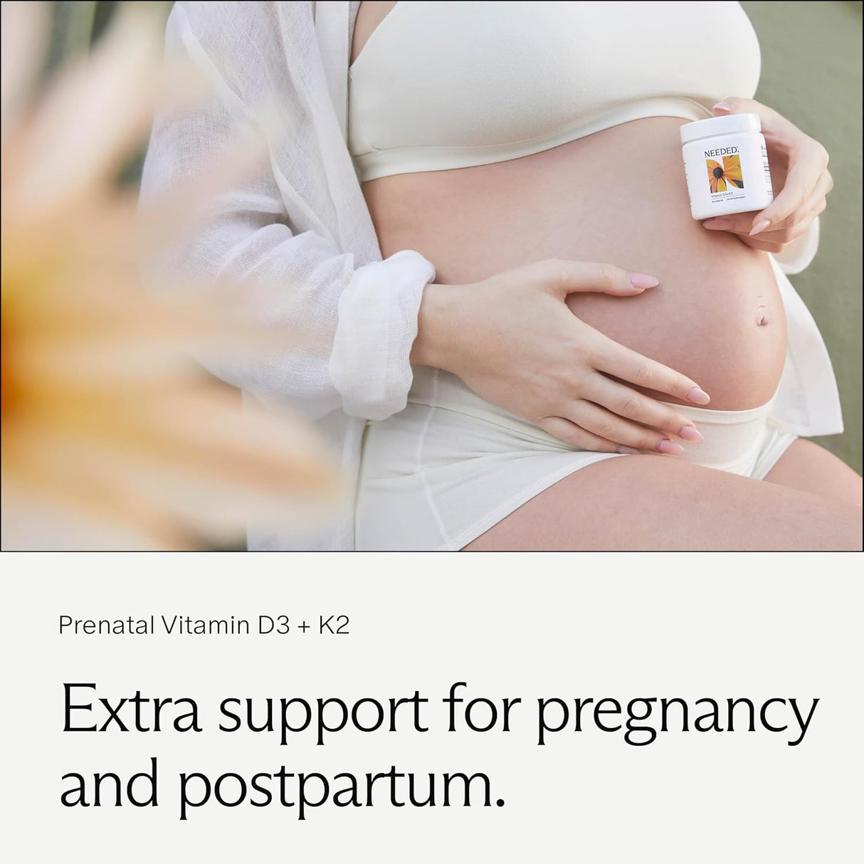 Vitamina Prenatal D3/K2 Expertamente Formulada | 60 Cápsulas