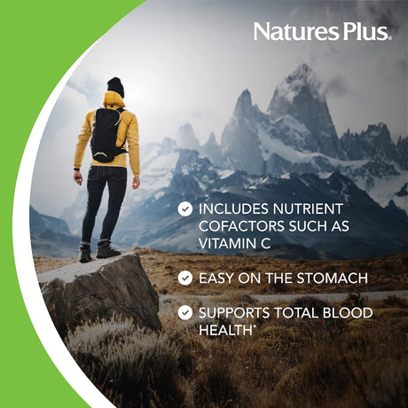 Suplemento NaturesPlus Hema-Plex Iron liberación sostenida