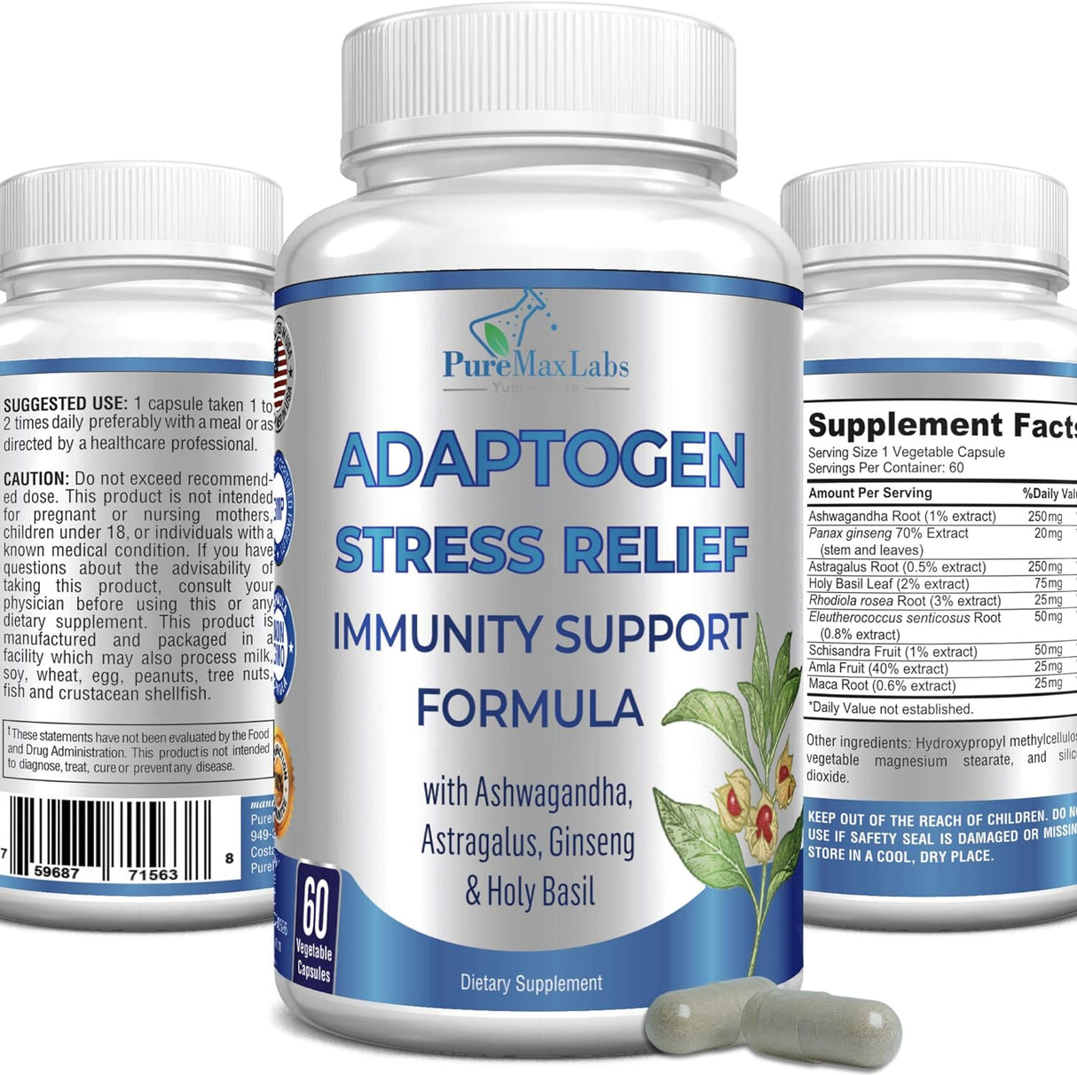 Adaptogen Fórmula de apoyo inmunológico para aliviar estrés