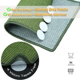 Alfombrilla de sisal para gatos color verde