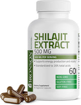 Suplemento Bronson Extracto de Shilajit de 500 mg  60 cáp