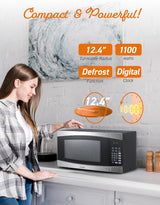 Microondas Comercial Chef 1.4 Pies Cúbicos 1100W, 10 Niveles