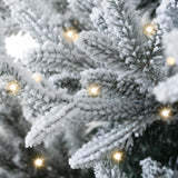 Árbol de Navidad Artificial Naomi Home 6.5ft Preiluminado 2456 Ramas