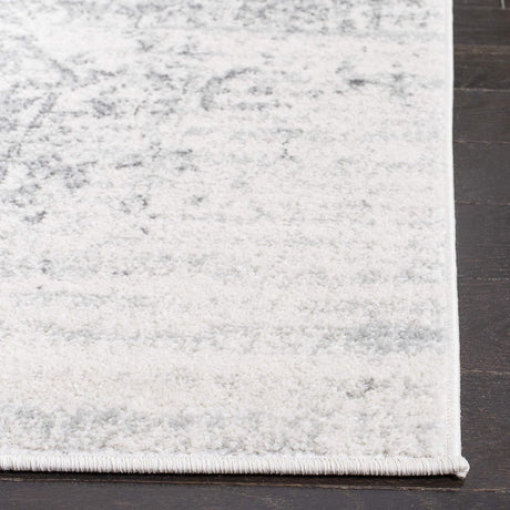 Alfombra Runner Medallón Copo de Nieve, Diseño Distressed, MAD603G