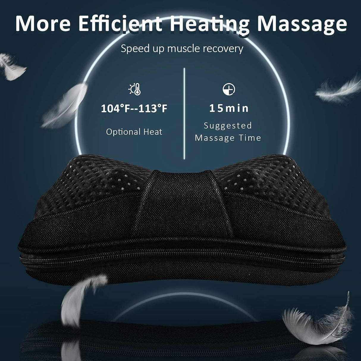 Masajeador VIKTOR JURGEN Shiatsu con Calor y Relaxación