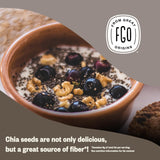 Semillas de Chía Orgánicas FGO, 16oz, Sourced from Paraguay