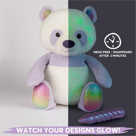Peluche Panda  de actividad que brilla en la oscuridad  11