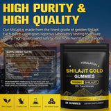 Gomitas de Shilajit Himalaya, Natural, Energía y Inmunidad, 60