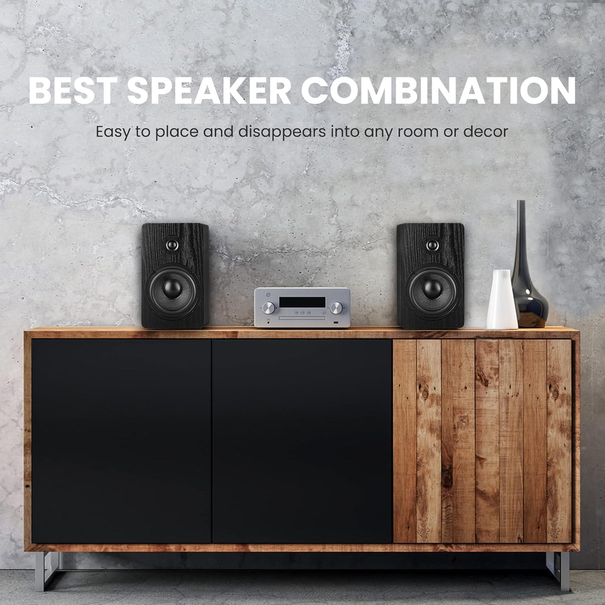 Altavoces de madera PYLE-HOME PSMSP5