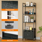 Estantería Furologee 5 Niveles con Cajón, Rack de Cocina