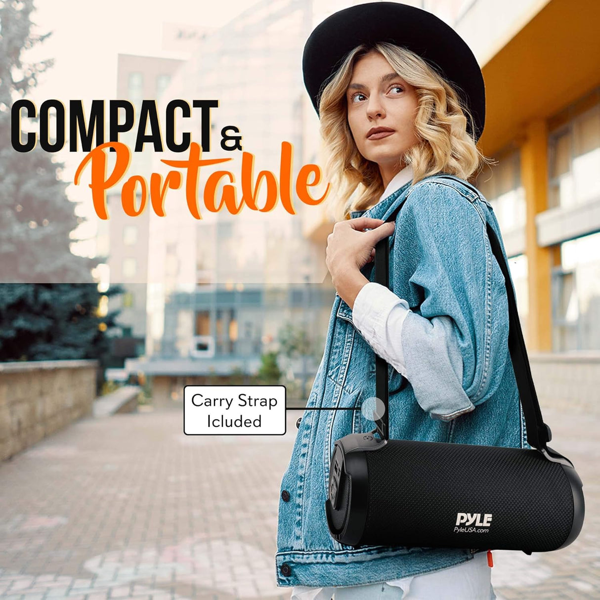 Altavoz inalámbrico portátil Bluetooth PYLE-HOME