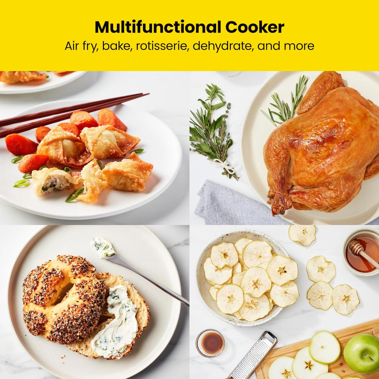 Freidora de aire multifuncional CHEFMAN, 10L, 17 presets, XL