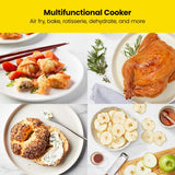 Freidora de aire multifuncional CHEFMAN, 10L, 17 presets, XL