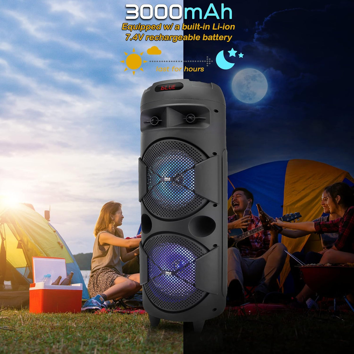 Parlante Portátil Bluetooth de 300 W PYLE-PRO PPHP2845B