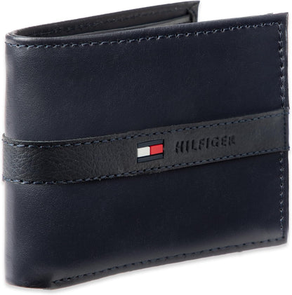 Billetera Bifolds Tommy Hilfiger con Ventana ID y Tarjetero